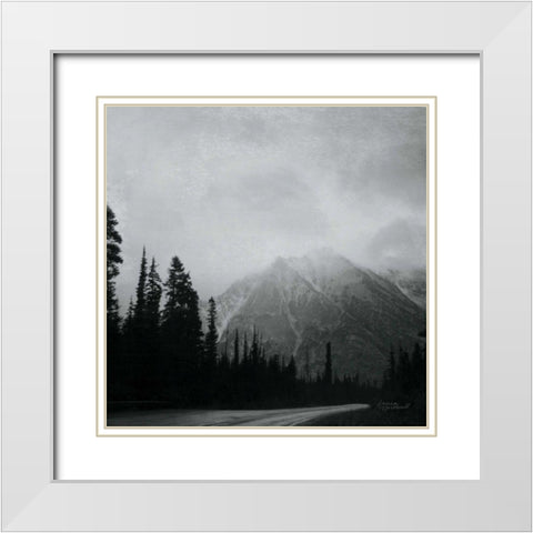 West Coast Wandering III No Words BW White Modern Wood Framed Art Print with Double Matting by Marshall, Laura