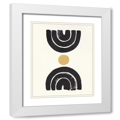 Desert Rainbows I Dark White Modern Wood Framed Art Print with Double Matting by Hershey, Moira