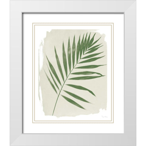 Nature By the Lake Frond II Cream White Modern Wood Framed Art Print with Double Matting by Rhue, Piper
