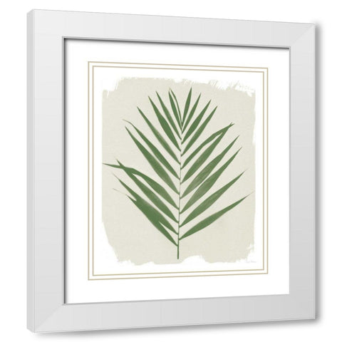 Nature By the Lake Frond III Cream White Modern Wood Framed Art Print with Double Matting by Rhue, Piper