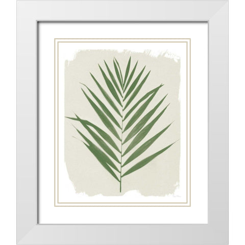 Nature By the Lake Frond III Cream White Modern Wood Framed Art Print with Double Matting by Rhue, Piper