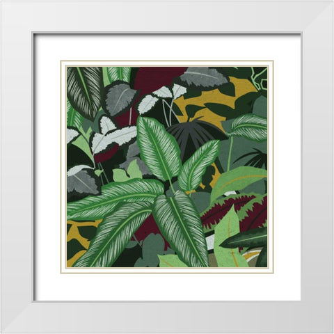 Jungle Safari II White Modern Wood Framed Art Print with Double Matting by Gallagher, Megan