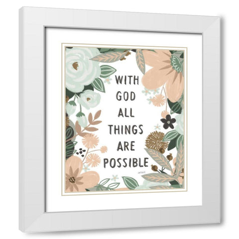 Trust In The Lord II White Modern Wood Framed Art Print with Double Matting by Tavoletti, Anne