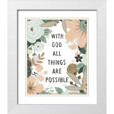 Trust In The Lord II White Modern Wood Framed Art Print with Double Matting by Tavoletti, Anne