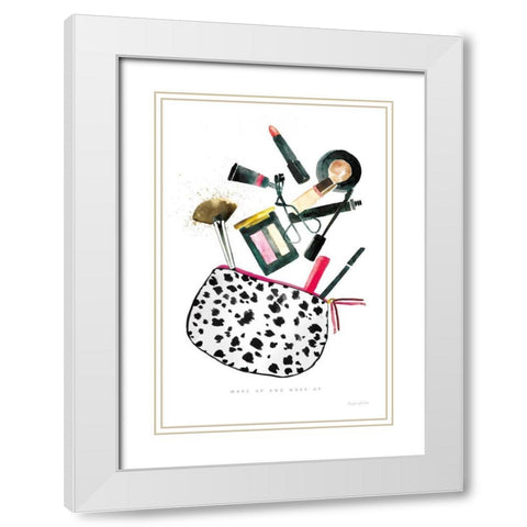 Make it Up I White Modern Wood Framed Art Print with Double Matting by Charro, Mercedes Lopez