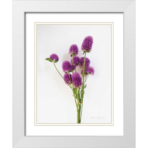 Dried Bouquet II White Modern Wood Framed Art Print with Double Matting by Catterall, Elise