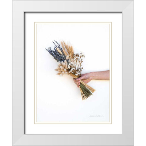 Gift of Autumn White Modern Wood Framed Art Print with Double Matting by Catterall, Elise