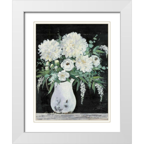Late Summer Bouquet I Black Crop White Modern Wood Framed Art Print with Double Matting by Purinton, Julia