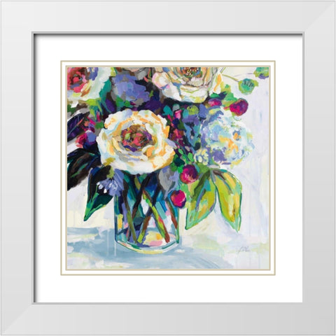 Content Bright Crop White Modern Wood Framed Art Print with Double Matting by Vertentes, Jeanette