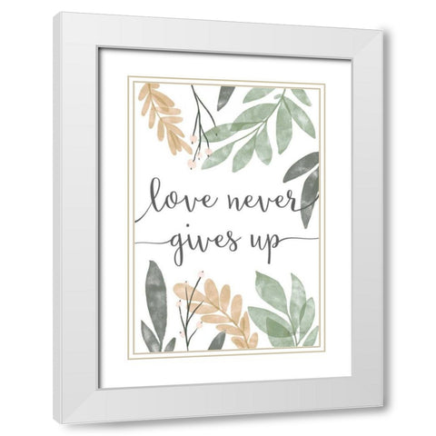Sage Sayings III Neutral White Modern Wood Framed Art Print with Double Matting by Thorns, Becky