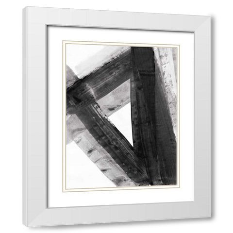 Under the Bridge IV Dark White Modern Wood Framed Art Print with Double Matting by Hristova, Albena