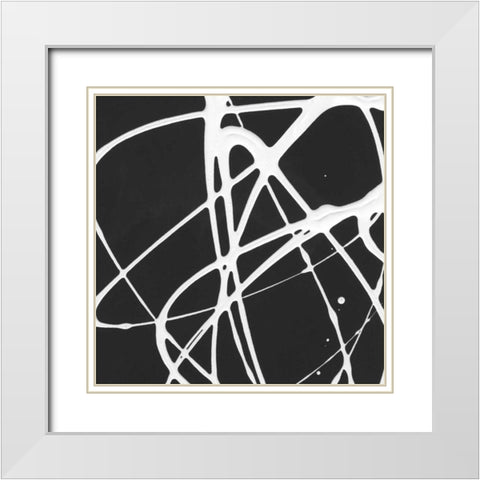 Tumbling Down II White Modern Wood Framed Art Print with Double Matting by Hershey, Moira