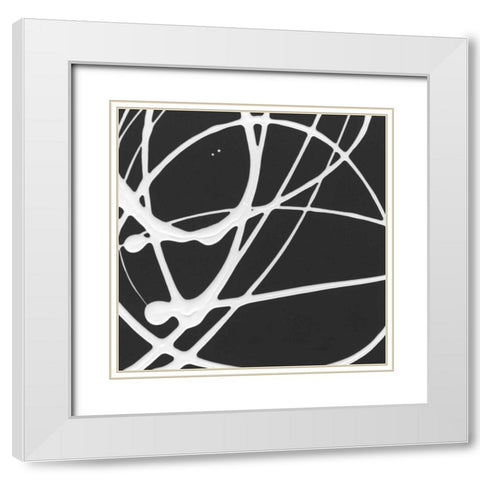 Tumbling Down III White Modern Wood Framed Art Print with Double Matting by Hershey, Moira