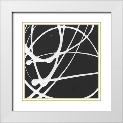 Tumbling Down III White Modern Wood Framed Art Print with Double Matting by Hershey, Moira
