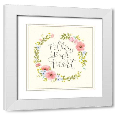 Cottage Nostalgia II White Modern Wood Framed Art Print with Double Matting by Jackson, Jenaya