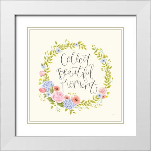 Cottage Nostalgia III White Modern Wood Framed Art Print with Double Matting by Jackson, Jenaya