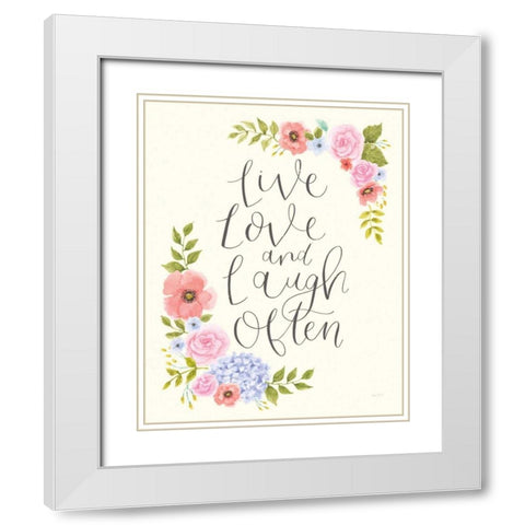 Cottage Nostalgia IV White Modern Wood Framed Art Print with Double Matting by Jackson, Jenaya