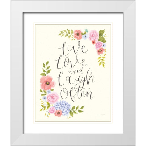 Cottage Nostalgia IV White Modern Wood Framed Art Print with Double Matting by Jackson, Jenaya