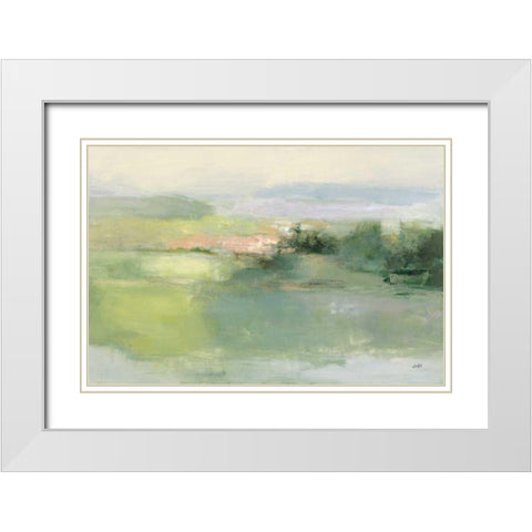Gentle World White Modern Wood Framed Art Print with Double Matting by Purinton, Julia