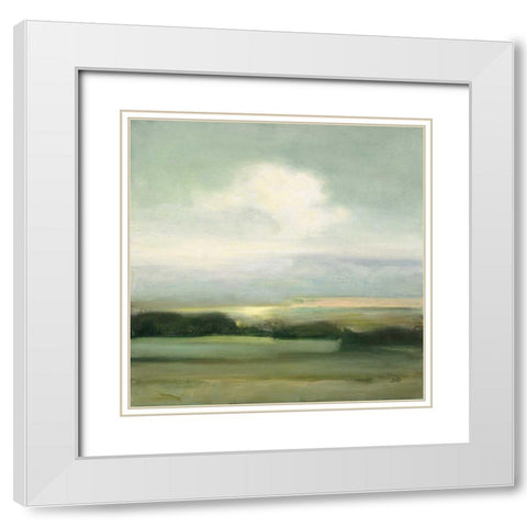 View from the Top White Modern Wood Framed Art Print with Double Matting by Purinton, Julia