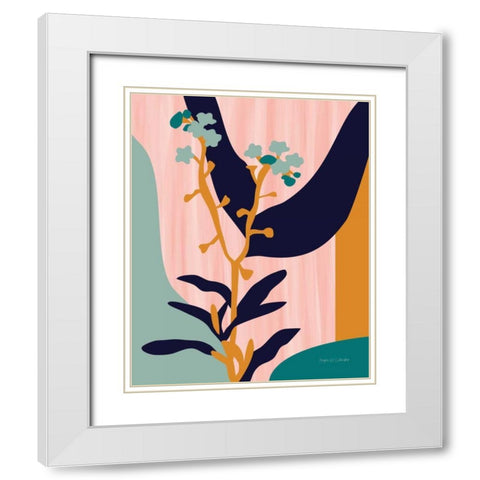 Dont Forget Me White Modern Wood Framed Art Print with Double Matting by Gallagher, Megan