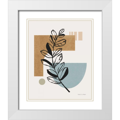 Scandi Farmhouse I White Modern Wood Framed Art Print with Double Matting by Gallagher, Megan