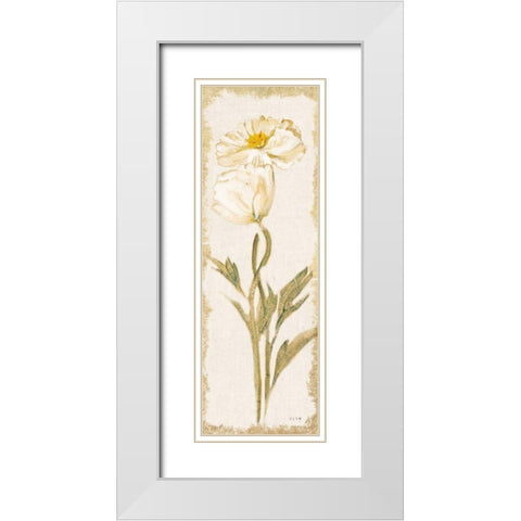 Cosmo Panel Light White Modern Wood Framed Art Print with Double Matting by Blum, Cheri