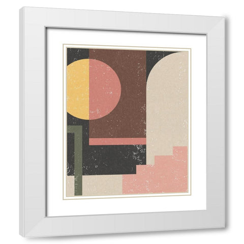 Good Life I White Modern Wood Framed Art Print with Double Matting by Hershey, Moira