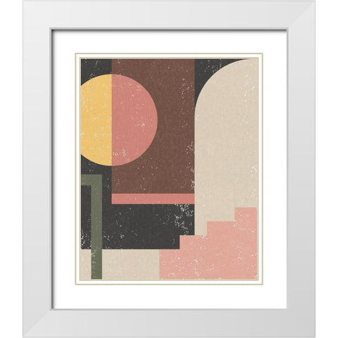 Good Life I White Modern Wood Framed Art Print with Double Matting by Hershey, Moira