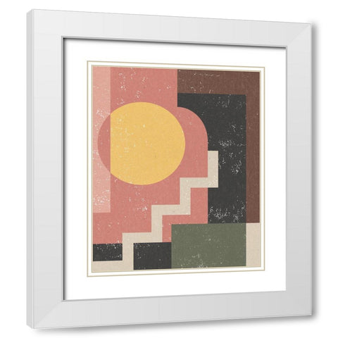 Good Life II White Modern Wood Framed Art Print with Double Matting by Hershey, Moira