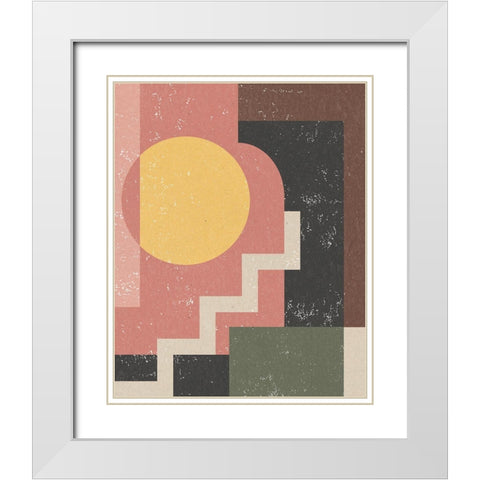 Good Life II White Modern Wood Framed Art Print with Double Matting by Hershey, Moira