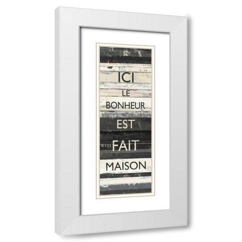 Zephyr Quote IV White Modern Wood Framed Art Print with Double Matting by Schick, Mike