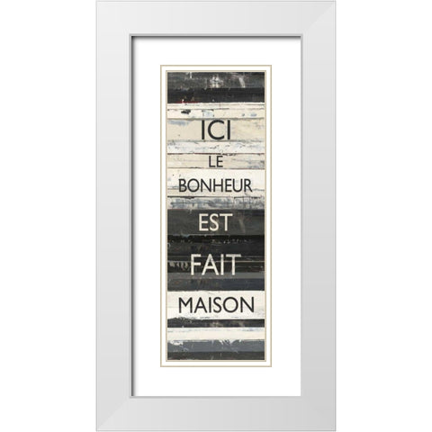 Zephyr Quote IV White Modern Wood Framed Art Print with Double Matting by Schick, Mike