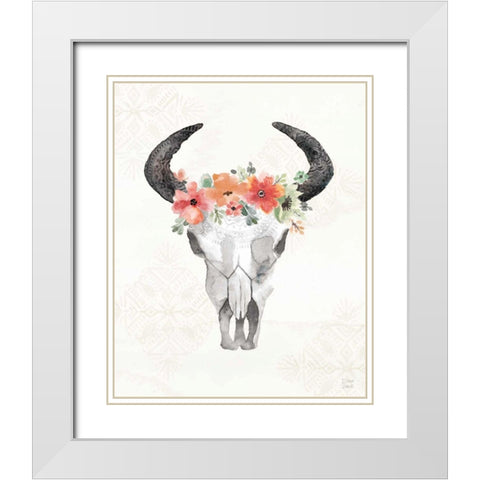 Sweet Southwest XVI No Words White Modern Wood Framed Art Print with Double Matting by June, Dina