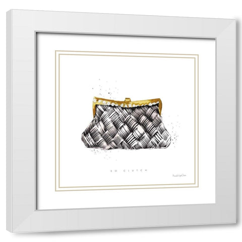 Glitz and Glam X White Modern Wood Framed Art Print with Double Matting by Charro, Mercedes Lopez