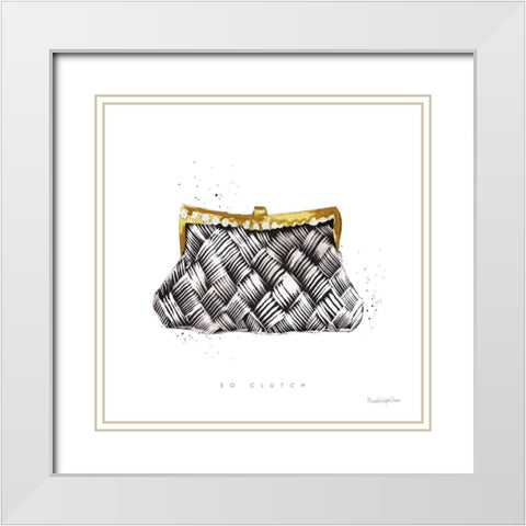 Glitz and Glam X White Modern Wood Framed Art Print with Double Matting by Charro, Mercedes Lopez
