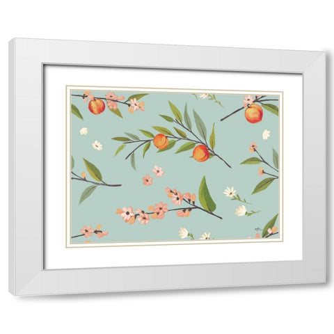 Sweet Life Step 01 White Modern Wood Framed Art Print with Double Matting by Penner, Janelle