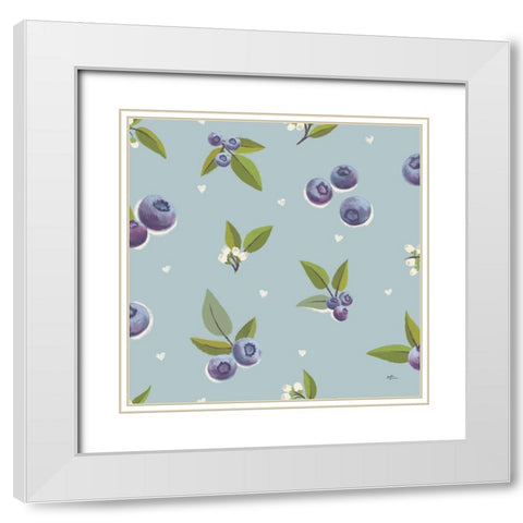 Sweet Life Step 03 White Modern Wood Framed Art Print with Double Matting by Penner, Janelle