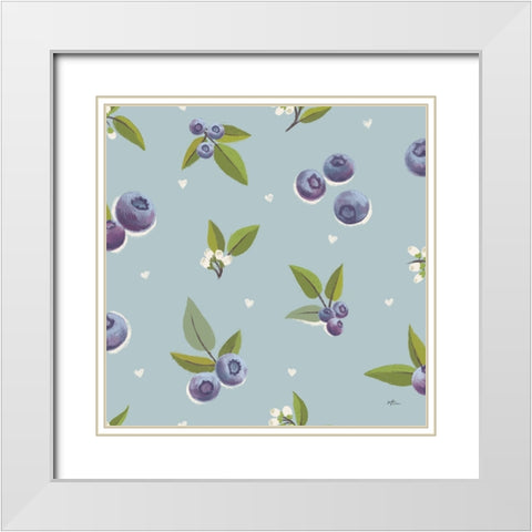 Sweet Life Step 03 White Modern Wood Framed Art Print with Double Matting by Penner, Janelle