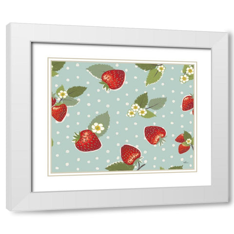 Sweet Life Step 04 White Modern Wood Framed Art Print with Double Matting by Penner, Janelle