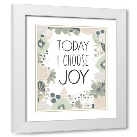 Happy Thoughts II White Modern Wood Framed Art Print with Double Matting by Tavoletti, Anne
