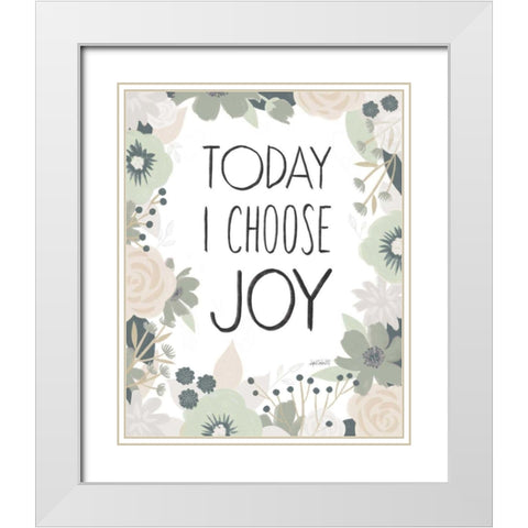Happy Thoughts II White Modern Wood Framed Art Print with Double Matting by Tavoletti, Anne