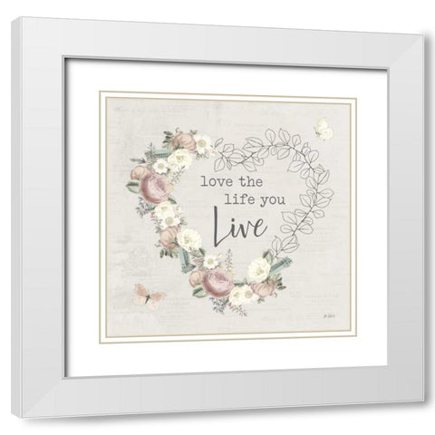 Garden District IV Neutral White Modern Wood Framed Art Print with Double Matting by Pertiet, Katie