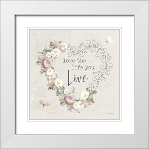 Garden District IV Neutral White Modern Wood Framed Art Print with Double Matting by Pertiet, Katie