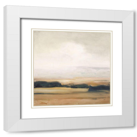 View from the Top Neutral White Modern Wood Framed Art Print with Double Matting by Purinton, Julia