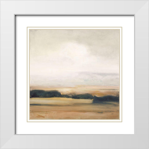 View from the Top Neutral White Modern Wood Framed Art Print with Double Matting by Purinton, Julia