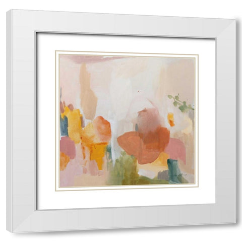 Sonoran Summer White Modern Wood Framed Art Print with Double Matting by Munger, Pamela