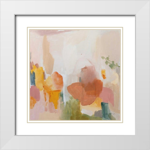 Sonoran Summer White Modern Wood Framed Art Print with Double Matting by Munger, Pamela