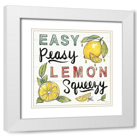 Lemonade Stand II White Modern Wood Framed Art Print with Double Matting by Tavoletti, Anne