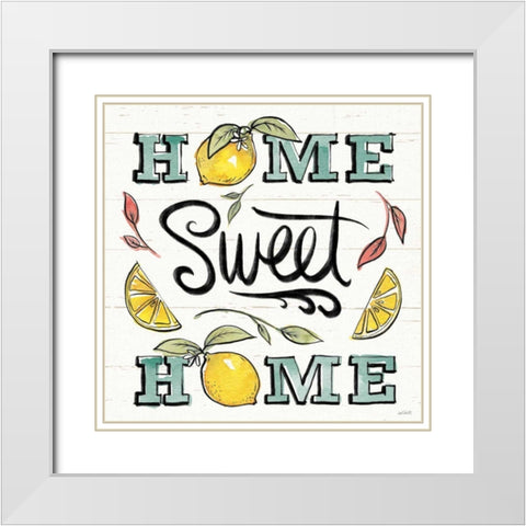 Lemonade Stand III White Modern Wood Framed Art Print with Double Matting by Tavoletti, Anne